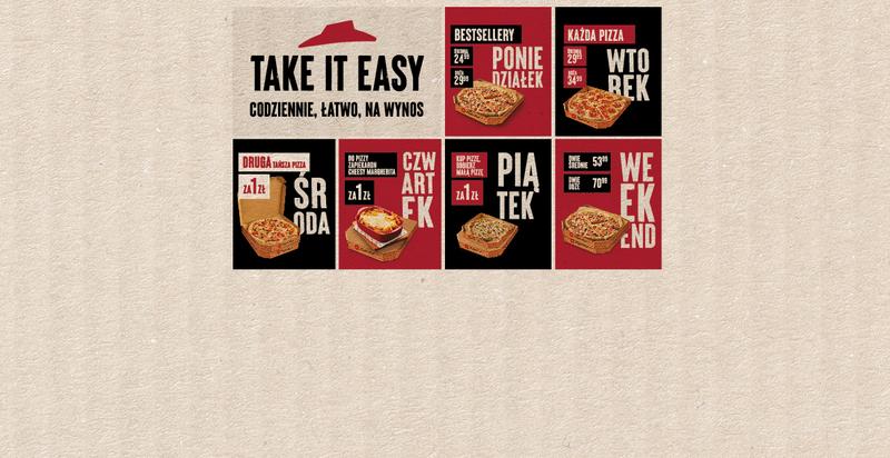 Porównanie rozmiarów pizzy Pizza Hut